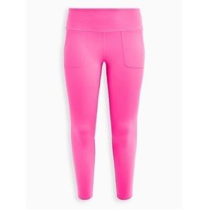 - FULL LENGTH LEGGING - PERFORMANCE SUPER SOFT JERSEY NEON PINK